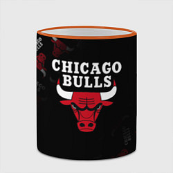 Кружка 3D ЧИКАГО БУЛЛС БЫКИ CHICAGO BULLS, цвет: 3D-оранжевый кант — фото 2