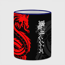Кружка 3D Токийские Мстители: Красный дракон, цвет: 3D-синий кант — фото 2