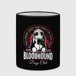 Кружка 3D Бладхаунд Bloodhound, цвет: 3D-черный кант — фото 2