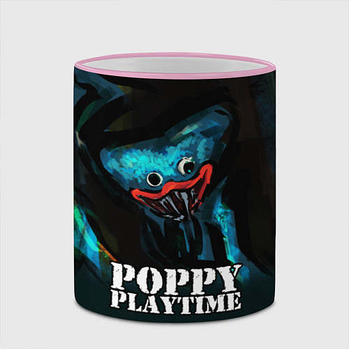 Кружка цветная Poppy Playtime / 3D-Розовый кант – фото 2