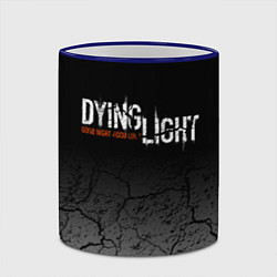Кружка 3D DYING LIGHT РАЗЛОМЫ ТРЕЩИНЫ, цвет: 3D-синий кант — фото 2