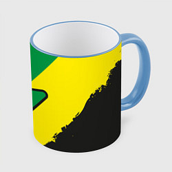 Кружка цветная JDM GREEN YELLOW LOGO