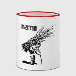 Кружка 3D Led Zeppelin IV, цвет: 3D-красный кант — фото 2