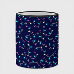 Кружка 3D Christmas Garland, цвет: 3D-черный кант — фото 2