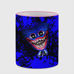 Кружка 3D Huggy Wuggy: Blue Rage, цвет: 3D-розовый кант — фото 2