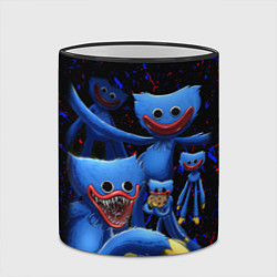 Кружка 3D Huggy Wuggy: Players, цвет: 3D-черный кант — фото 2