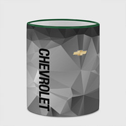 Кружка 3D Chevrolet Geometry, цвет: 3D-зеленый кант — фото 2