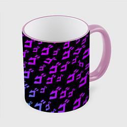 Кружка цветная JOJOS BIZARRE ADVENTURE NEON PATTERN НЕОН УЗОР