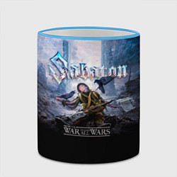 Кружка 3D The War to End All Wars - Sabaton, цвет: 3D-небесно-голубой кант — фото 2