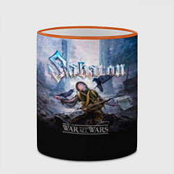 Кружка 3D The War to End All Wars - Sabaton, цвет: 3D-оранжевый кант — фото 2