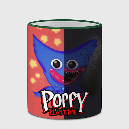 Кружка цветная POPPY PLAYTIME: TWO SIDES / 3D-Зеленый кант – фото 2