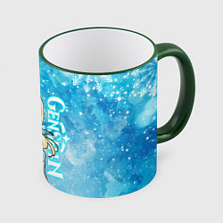 Кружка цветная GENSHIN IMPACT НОВОГОДНИЙ, ЛЮМИН