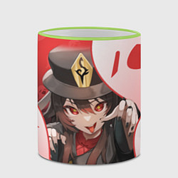 Кружка 3D ХУ ТАО С ПРИЗРАКАМИ, цвет: 3D-светло-зеленый кант — фото 2