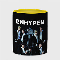 Кружка 3D ENHYPEN: Хисын, Джей, Джейк, Сонхун, Сону, Ни-Ки,, цвет: 3D-белый + желтый — фото 2