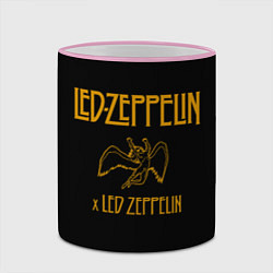 Кружка 3D Led Zeppelin x Led Zeppelin, цвет: 3D-розовый кант — фото 2