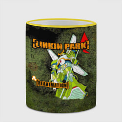 Кружка 3D Reanimation - Linkin Park, цвет: 3D-желтый кант — фото 2