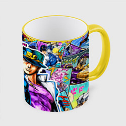 Кружка цветная Джотаро - JoJos Bizarre Adventure