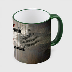 Кружка 3D Hybrid Theory Live Around The World - Linkin Park, цвет: 3D-зеленый кант