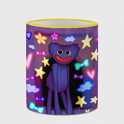 Кружка 3D POPPY PLAYTIME - МИЛЫЙ ХАГГИ ВАГГИ, цвет: 3D-желтый кант — фото 2