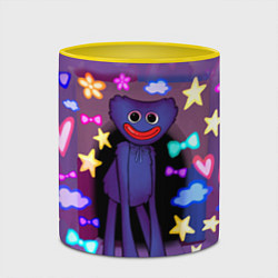 Кружка 3D POPPY PLAYTIME - МИЛЫЙ ХАГГИ ВАГГИ, цвет: 3D-белый + желтый — фото 2