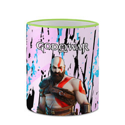 Кружка 3D God of War Бог войны, цвет: 3D-светло-зеленый кант — фото 2