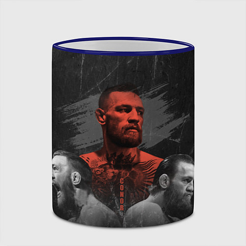 Кружка цветная McGregor ConoR / 3D-Синий кант – фото 2