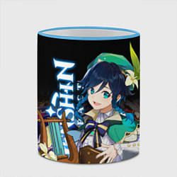Кружка 3D VENTI - GENSHIN IMPACT, цвет: 3D-небесно-голубой кант — фото 2