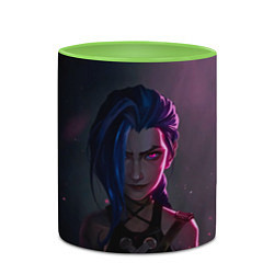 Кружка 3D Evil Jinx, цвет: 3D-белый + светло-зеленый — фото 2