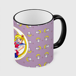 Кружка 3D Sailor Moon Usagi, цвет: 3D-черный кант