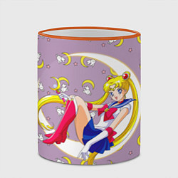 Кружка 3D Sailor Moon Usagi, цвет: 3D-оранжевый кант — фото 2