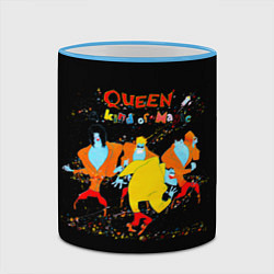 Кружка 3D A Kind of Magic - Queen, цвет: 3D-небесно-голубой кант — фото 2