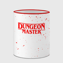 Кружка 3D DUNGEON MASTER BLOOD ГАЧИМУЧИ БЕЛЫЙ, цвет: 3D-красный кант — фото 2