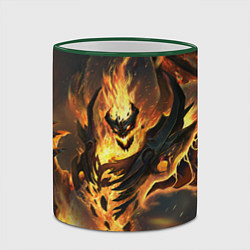 Кружка 3D DOTA 2 SHADOW FIEND ТЕНЬ, цвет: 3D-зеленый кант — фото 2