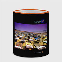 Кружка 3D A Momentary Lapse of Reason - Pink Floyd, цвет: 3D-оранжевый кант — фото 2