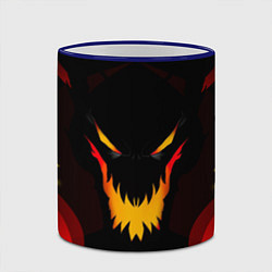 Кружка 3D DOTA 2 SHADOW FIEND ТЕНЬ ОГОНЬ, цвет: 3D-синий кант — фото 2