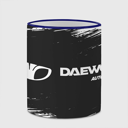Кружка цветная DAEWOO Autosport Краска / 3D-Синий кант – фото 2