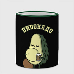 Кружка 3D ПИВОКАДО, цвет: 3D-зеленый кант — фото 2