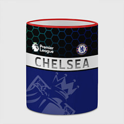 Кружка 3D FC Chelsea London ФК Челси Лонон, цвет: 3D-красный кант — фото 2