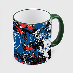 Кружка цветная PSG БРЫЗГИ КРАСОК СПОРТ