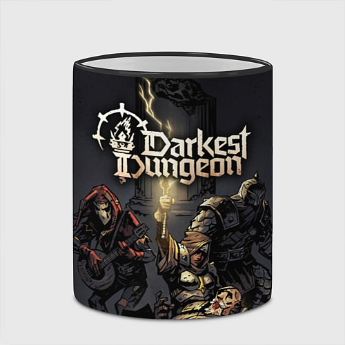 Кружка цветная Darkest Dungeon Темнейшее подземелье / 3D-Черный кант – фото 2