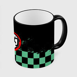 Кружка цветная TANJIRO KAMAD, КЛИНОК РАССЕКАЮЩИЙ ДЕМОНОВ