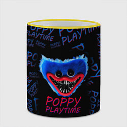 Кружка 3D Poppy Playtime Хагги Вагги Кукла, цвет: 3D-желтый кант — фото 2