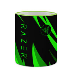Кружка 3D RAZER GREEN, цвет: 3D-светло-зеленый кант — фото 2