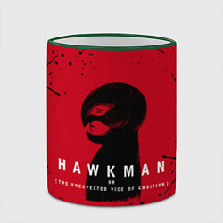 Кружка 3D HAWKMAN BERSERK, цвет: 3D-зеленый кант — фото 2