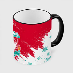 Кружка 3D НОВОГОДНИЙ ЛИВЕРПУЛЬ 2022, цвет: 3D-черный кант