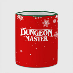 Кружка 3D ГАЧИМУЧИ DUNGEON MASTER НОВОГОДНИЙ, цвет: 3D-зеленый кант — фото 2