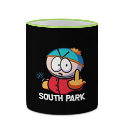 Кружка 3D Южный парк Эрик South Park, цвет: 3D-светло-зеленый кант — фото 2