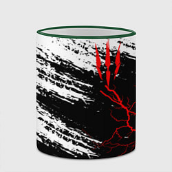 Кружка 3D The Witcher - Когти, цвет: 3D-зеленый кант — фото 2