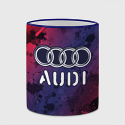Кружка 3D AUDI Audi Краски, цвет: 3D-синий кант — фото 2