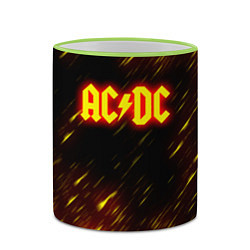 Кружка 3D ACDC Neon, цвет: 3D-светло-зеленый кант — фото 2